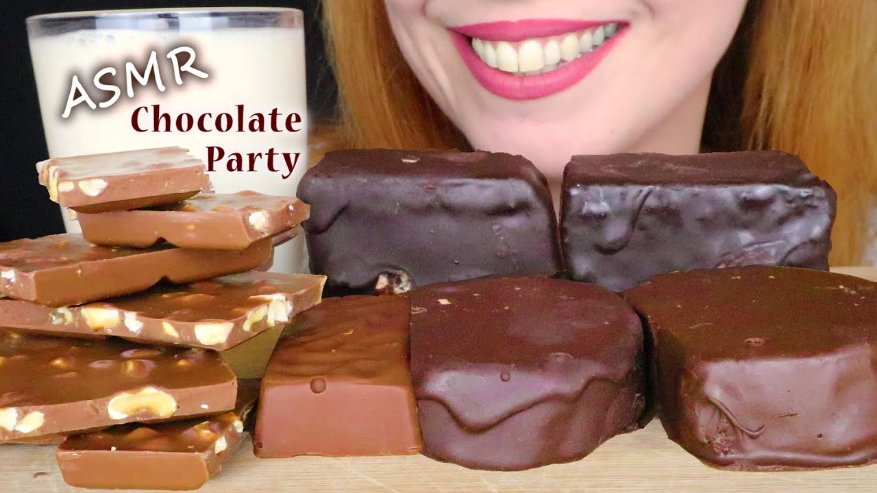 CHOCOLATE CAKES, CHOCOLATE BARS & CARIOKAS 🍫 | ASMR Mukbang  - 먹방 | No Talking | Real Eating Sounds