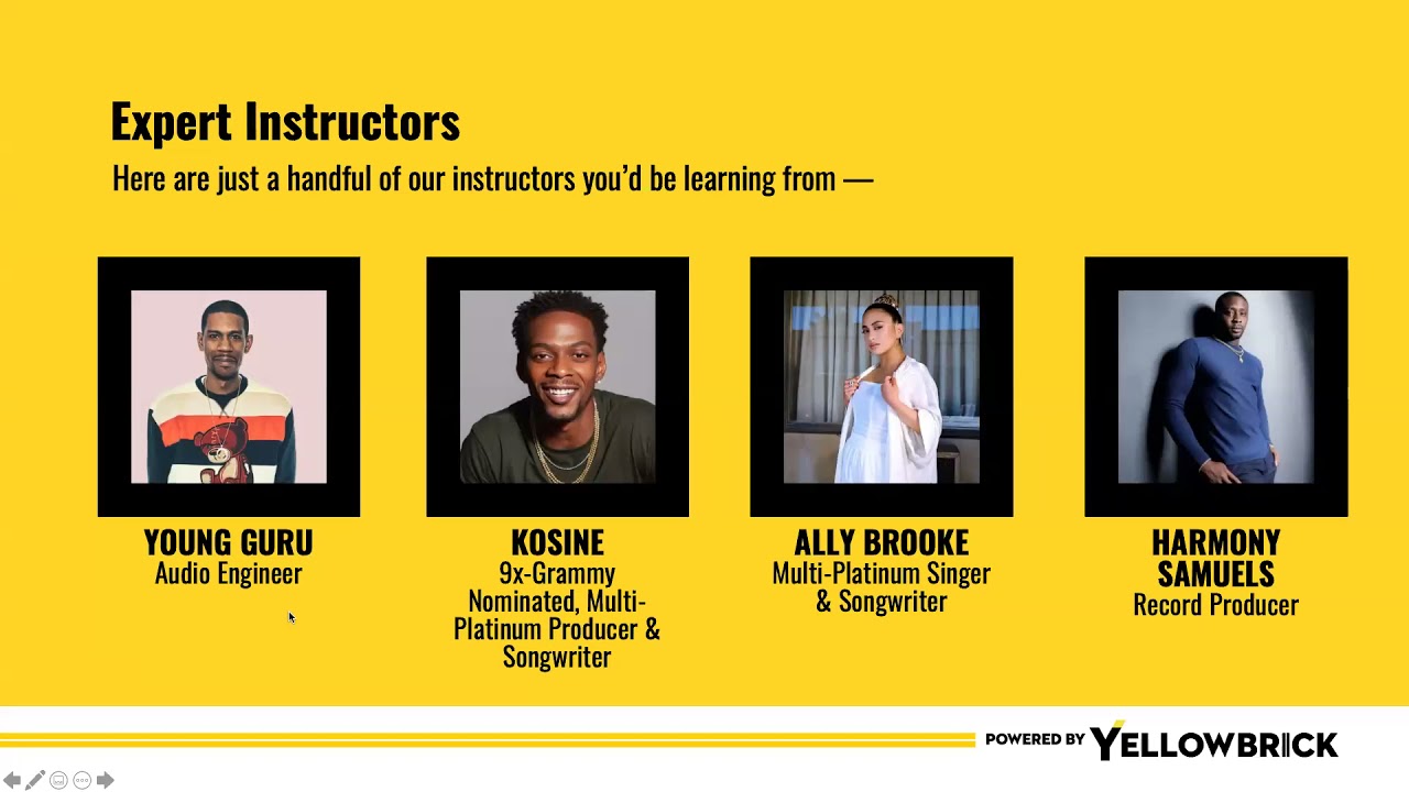 1500 Sound Academy Music Production Info Session Powered by Yellowbrick