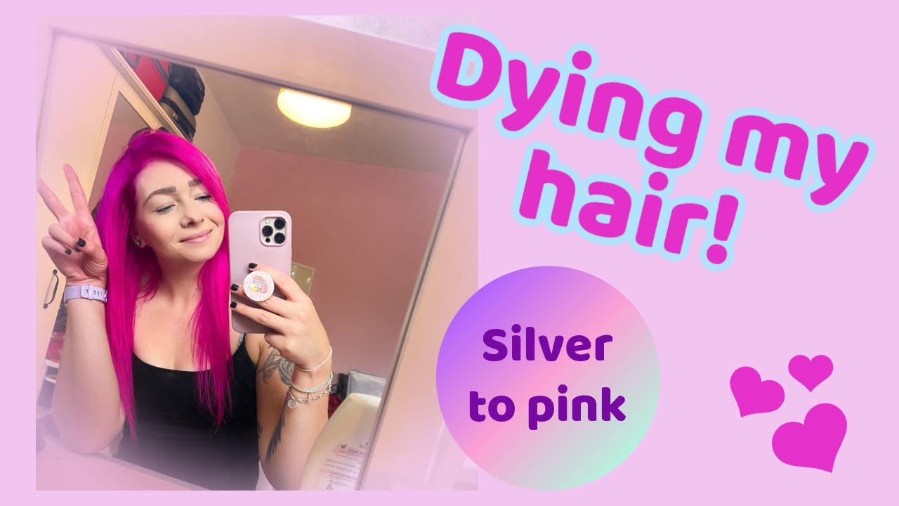 Dying my hair cerise pink! Vlog