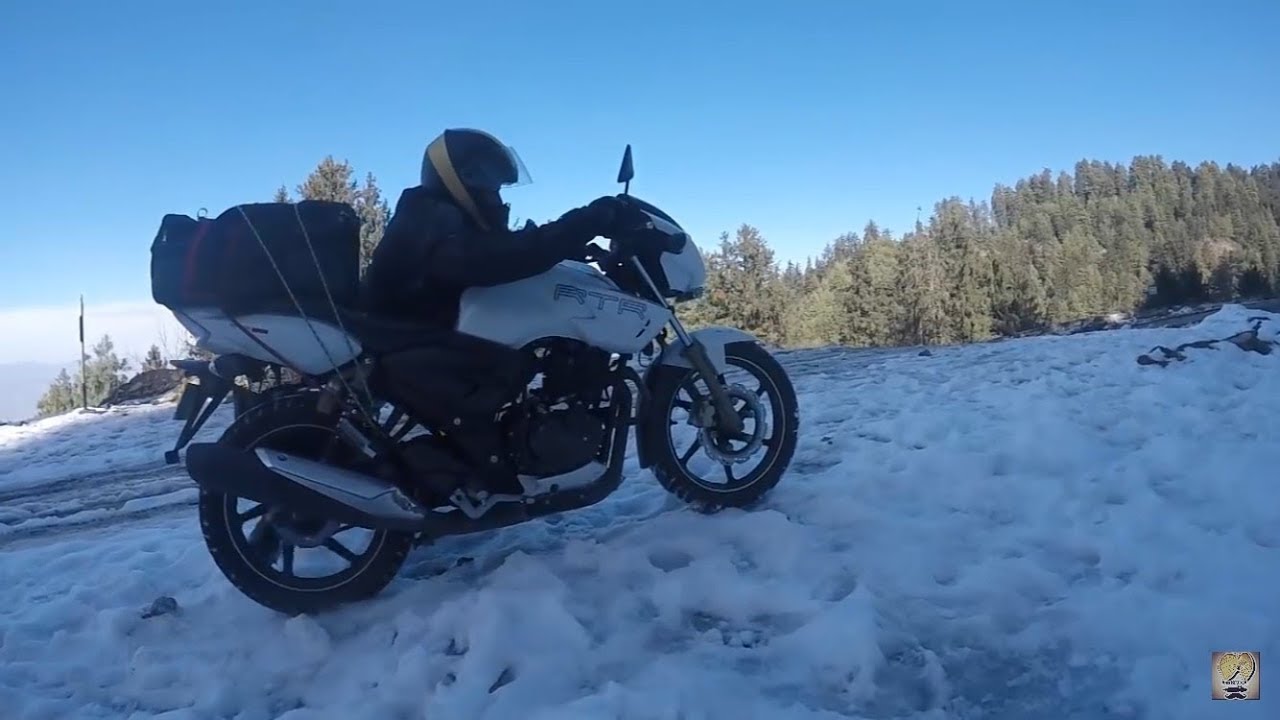 Bike Stuck in Snow | Extreme Winter Spiti Ride | ep. 1