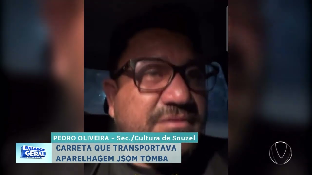 SUSTO NA PA167: CARRETA QUE TRANSPORTAVA APARELHAGEM JSOM TOMBA