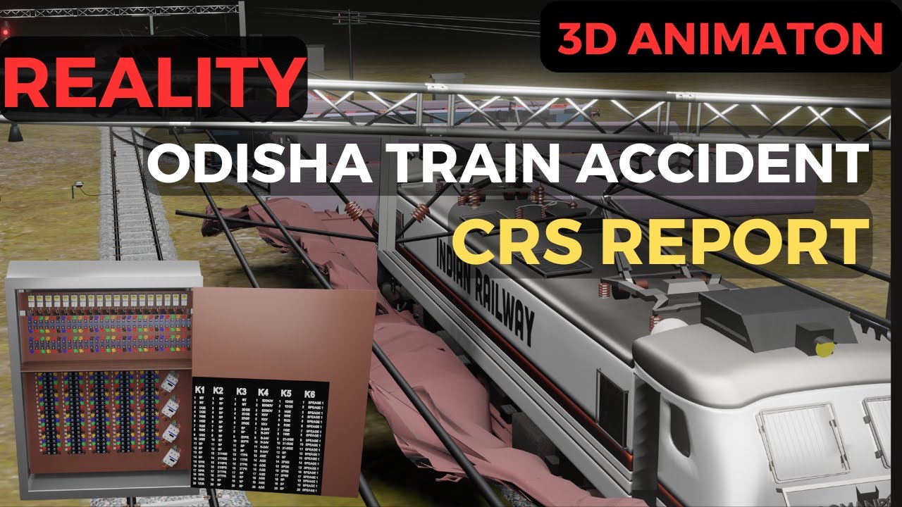 ODISHA Balasore Train Accident l CRS Report l 3D Animation l Actual Truth l Deepsangeet Maity