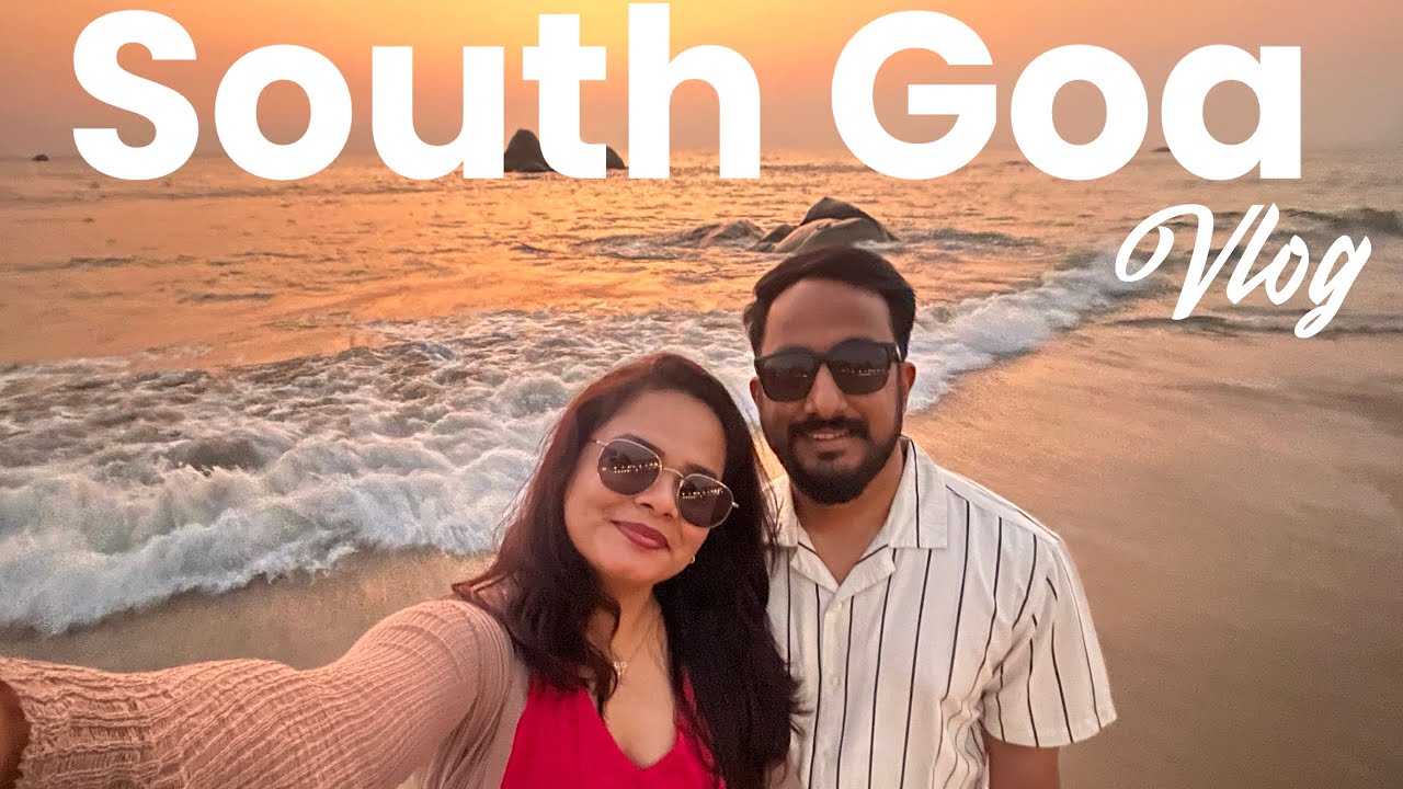 SOUTH GOA😍 | PALOLEM 🏖️| AGONDA | OUR 1st Marriage anniversary 🩷| GOAN FISH THALI 🤤🤌🏻 | BEST SUNSET🌅