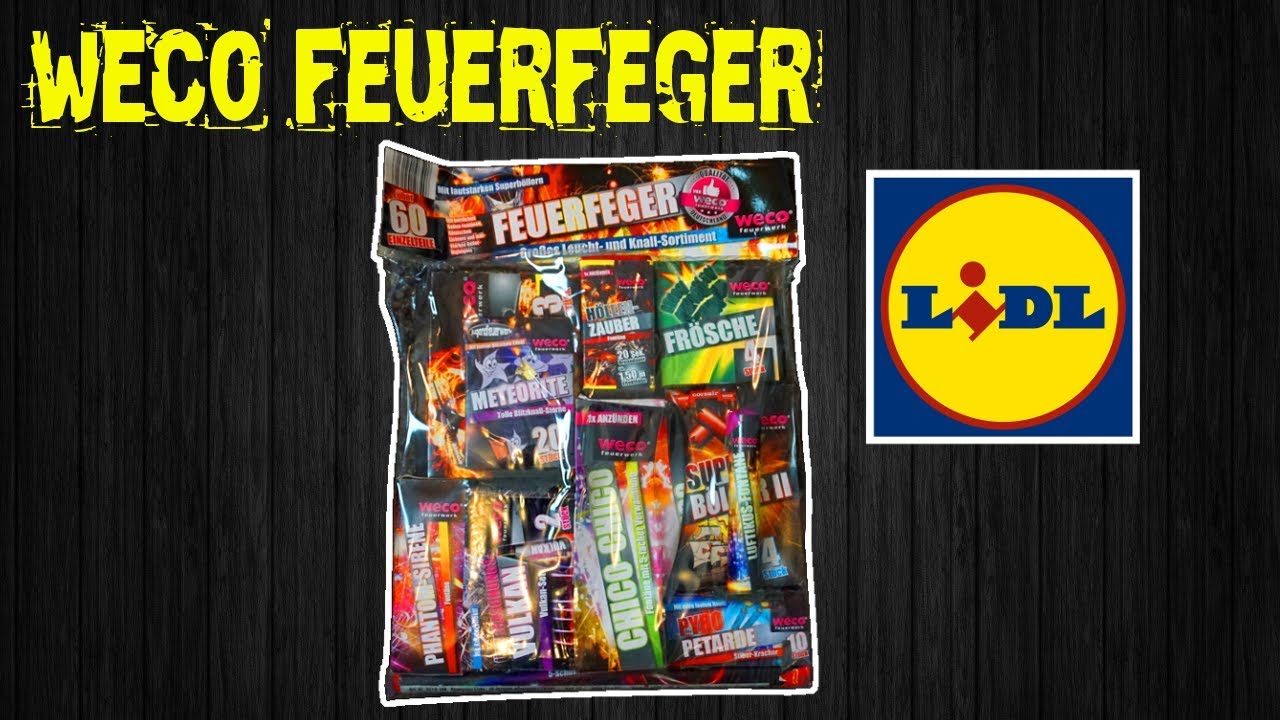 WECO FEUERFEGER SILVESTER FEUERWERK SORTIMENT