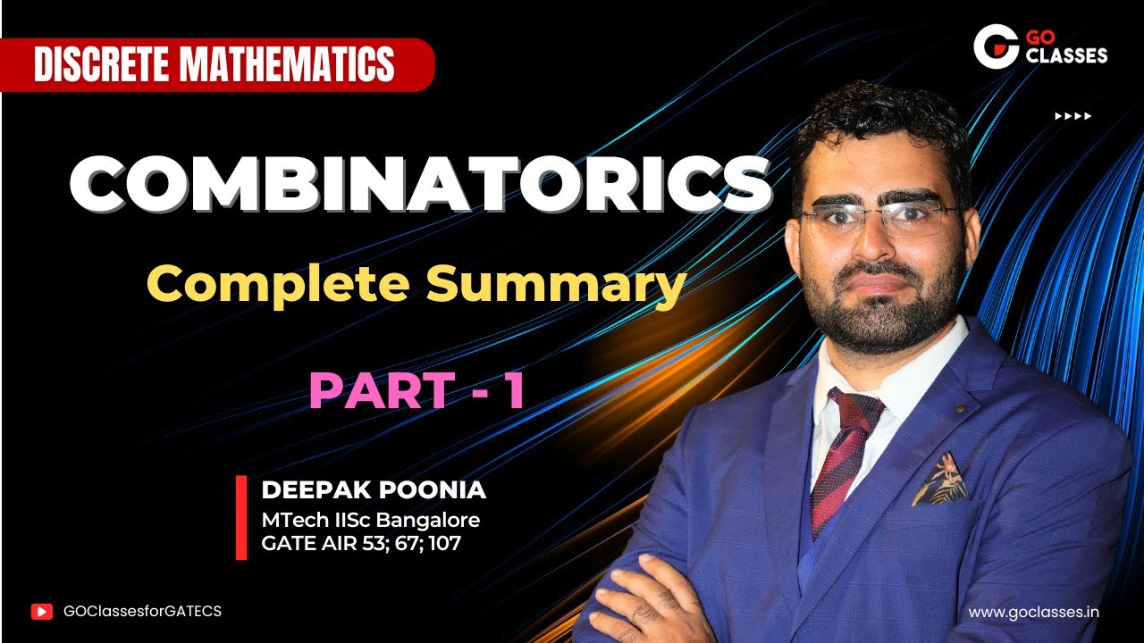 Combinatorics - Complete Summary Part 1 | Basic Principles of Counting
