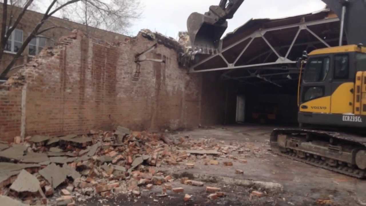Demolition of Building in Chicago