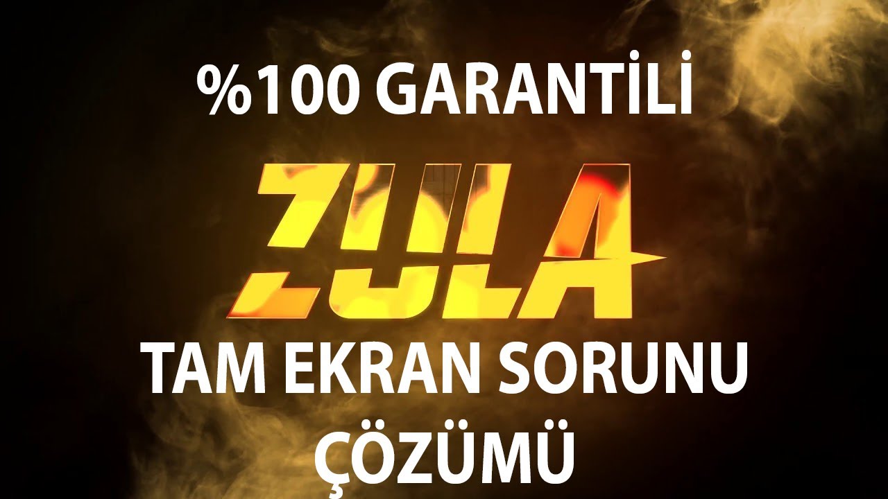 Zula Tam Ekran Sorunu Çözümü | %100 Garantili | Güncel (2026)