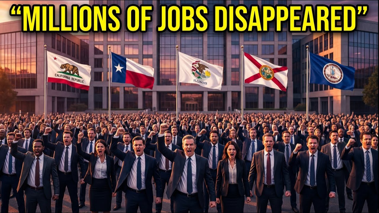 The Job Market Is Collapsing — Millions of Jobs Vanish as 10 States Are Hit First