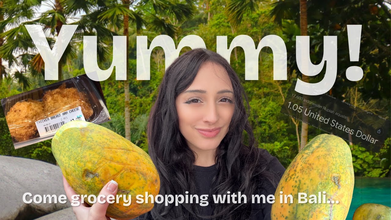 Grocery shopping in Bali- just grabbing a few things and sharing them with you ☺️