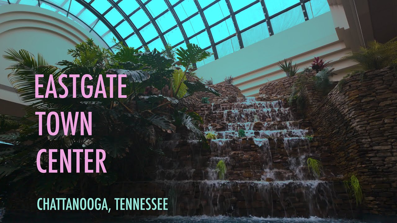 DEAD MALL: Eastgate Town Center - Chattanooga, TN.  A liminal wonderland with a lovely fountain.
