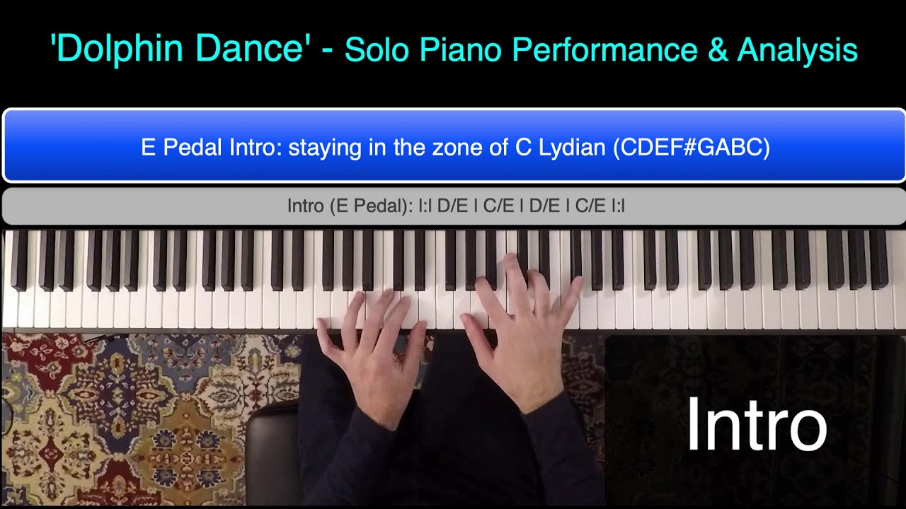 Dolphin Dance - Solo Jazz Piano Tutorial