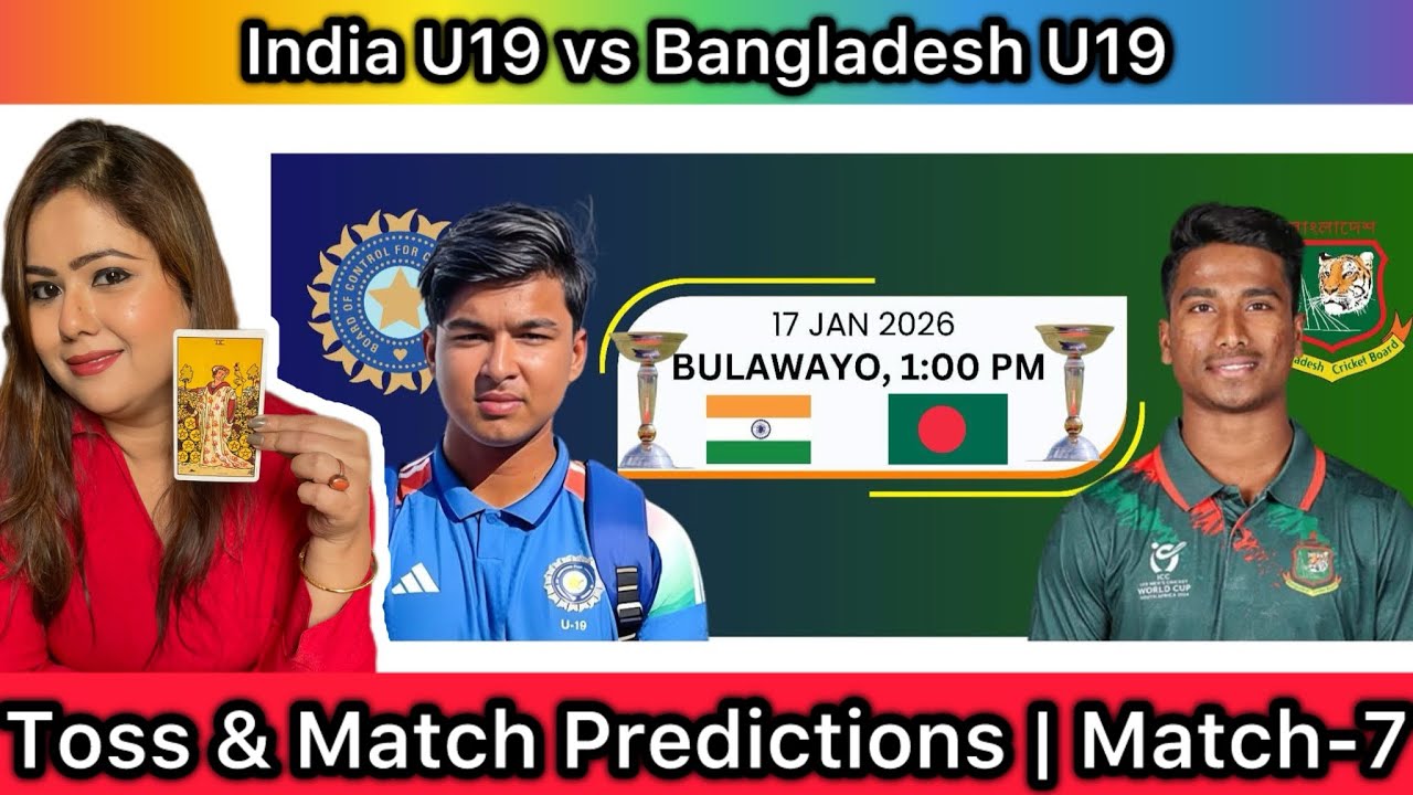 India U19 vs Bangladesh U19 Match Predictions | Match-7 | ICC U19 World Cup 2026 | 