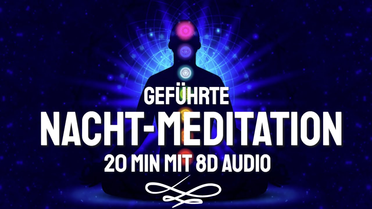 Gef&uuml;hrte Meditation zum Einschlafen | Entspannen & Loslassen f&uuml;r die Nacht [8D Audio] 🌜