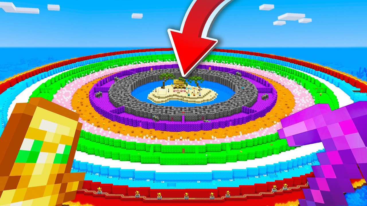 Я создал САМЫЙ БЕЗОПАСНЫЙ остров в Minecraft!