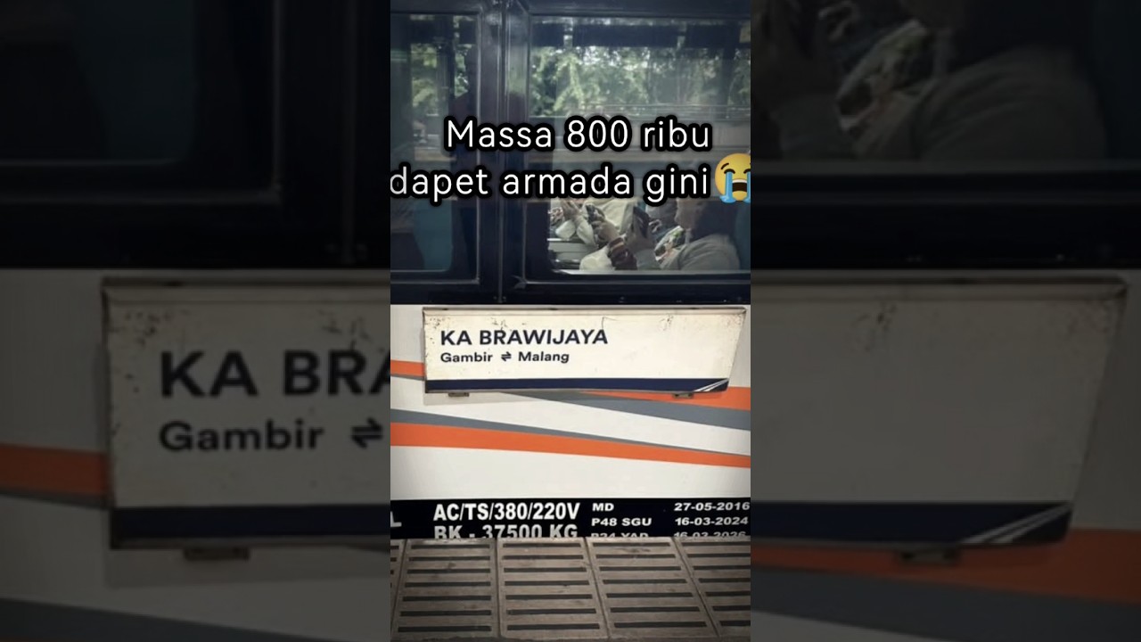 Ini alasan kenapa Sekarang aku lebih suka naik Brawijaya Priority 😃 @Argantarailfans