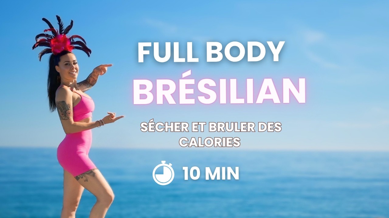 🔥 CARDIO DANSE BRÉSILIENNE _ 10MIN _BRULE GRAISSE _Shanna Kress !