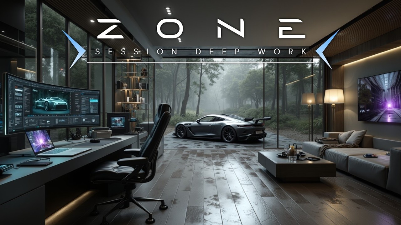 Deep Work Music | Dark Luxury Beats for Hyperfocus & Peak Productivity in Deep Luxe Room