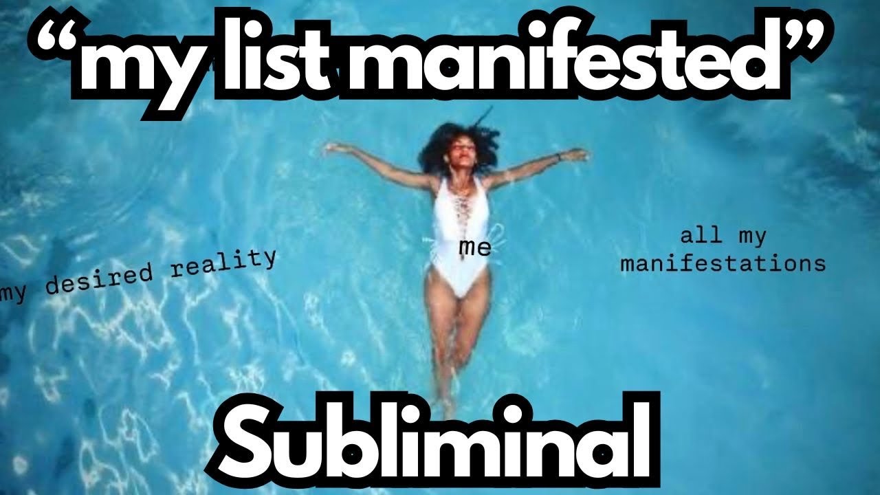 my list manifested (SUBLIMINAL) manifest multiple things at once
