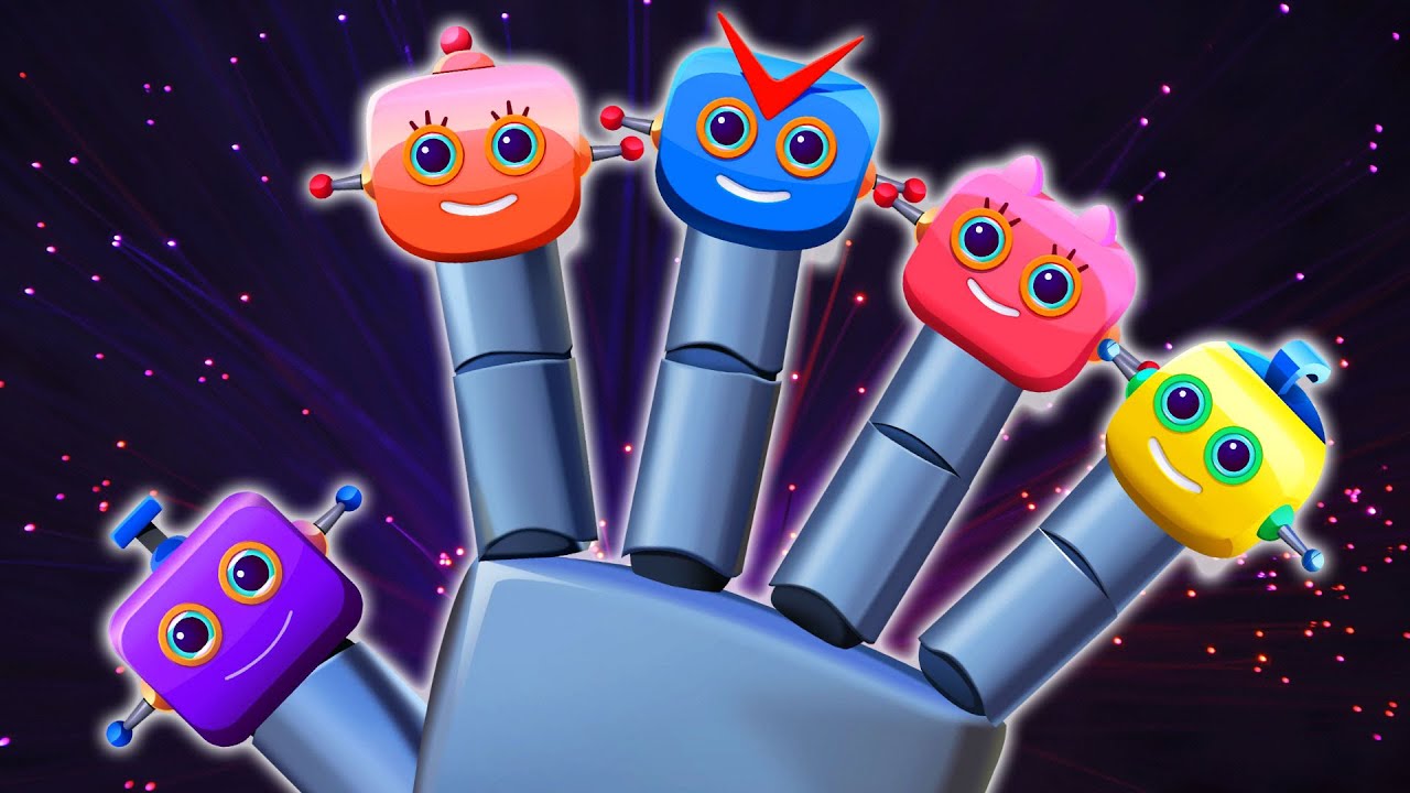 Robot Finger Family 🤖 + More 3D Songs for Children | Kids Song Compilation | Nursery Rhyme Street