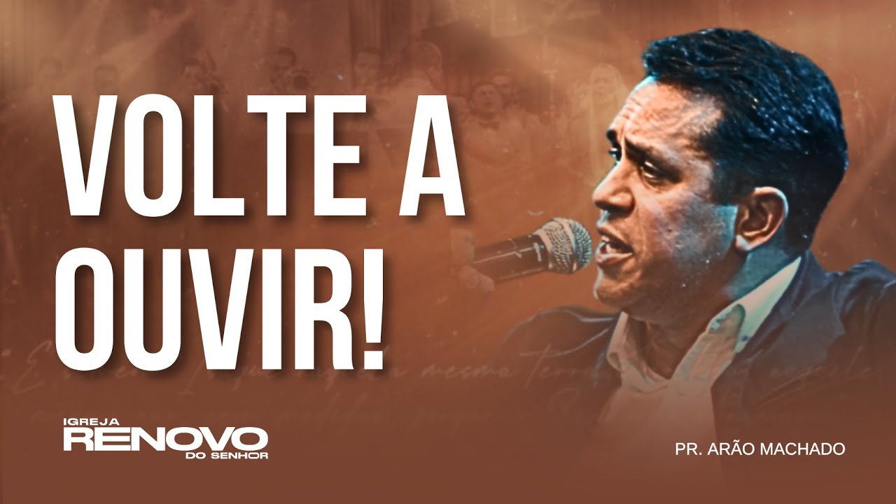 PARE DE OUVIR BARULHOS! OUÇA O ESPÍRITO! Pr. Arão Machado