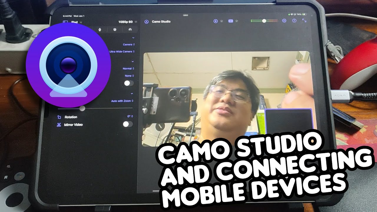 Camo Studio (iPad) Walkthough and how to Connect your other mobile devices
