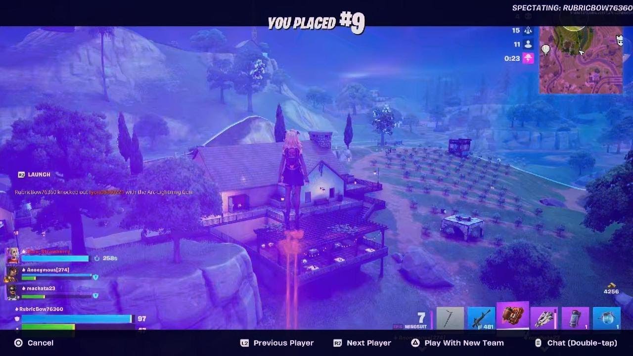 Fortnite_20260304150656 Last battles use Rocket Flyer back rescue teammate,enemy ambush sightseeing