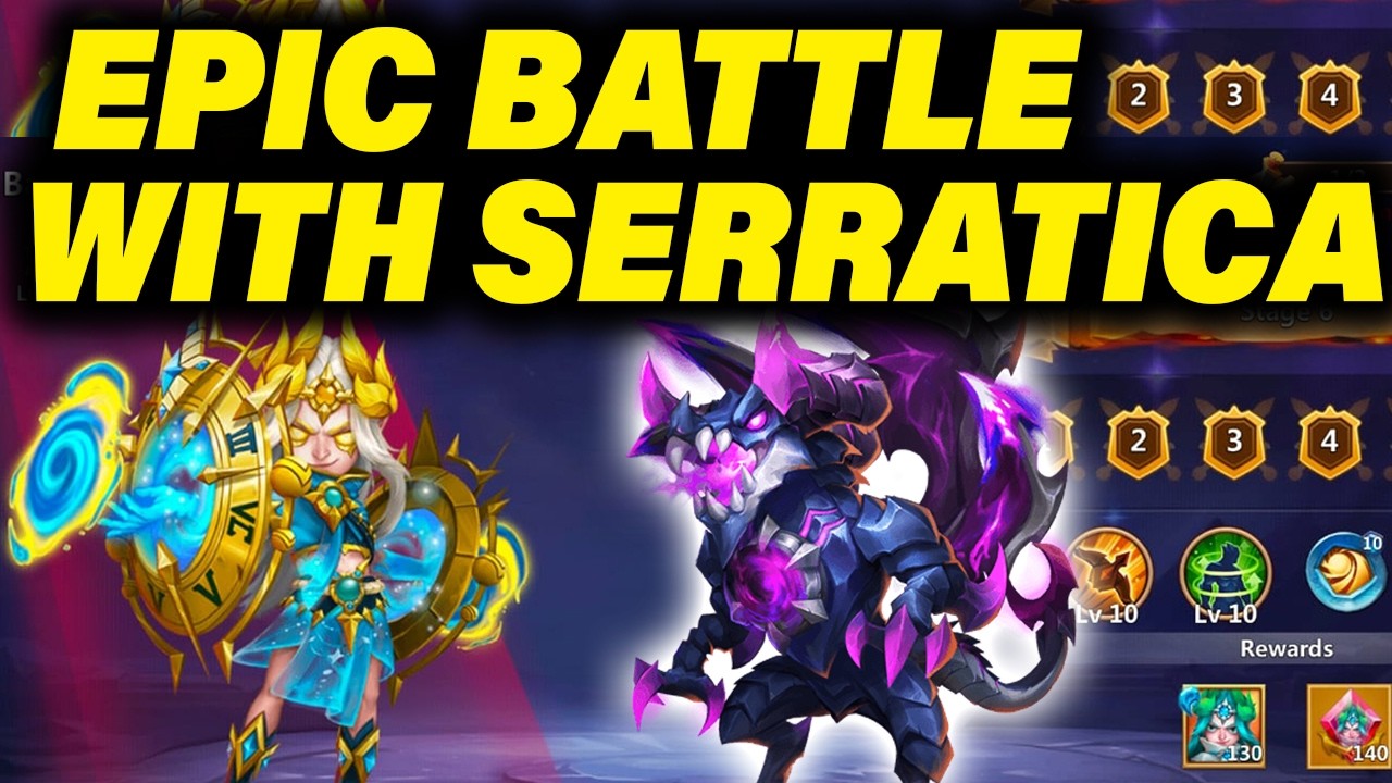 EPIC BATTLE WITH SERRATICA - CASTLE CLASH 2026