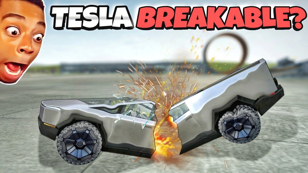 Is Tesla Breakable Now?😨|Extreme Car Driving Simulator beta version🔥|
