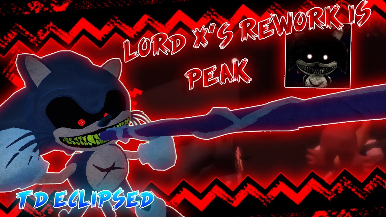 Lord X's Rework Is PEAK | Sonic.EXE: The Disaster Eclipsed 1.39v Lord X Rework Gameplay