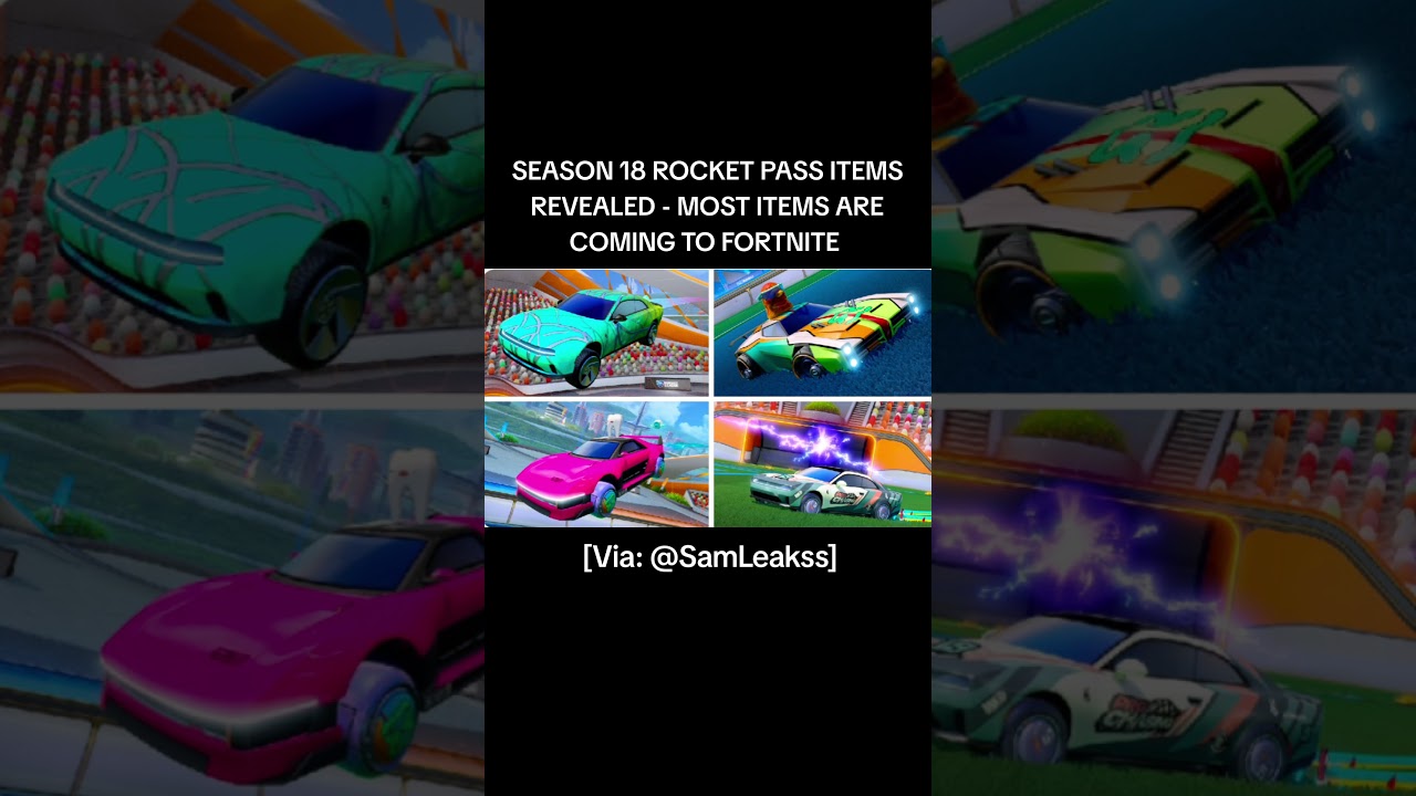 SEASON 18 ROCKET PASS ITEMS REVEALED - MOST ITEMS ARE COMING TO 