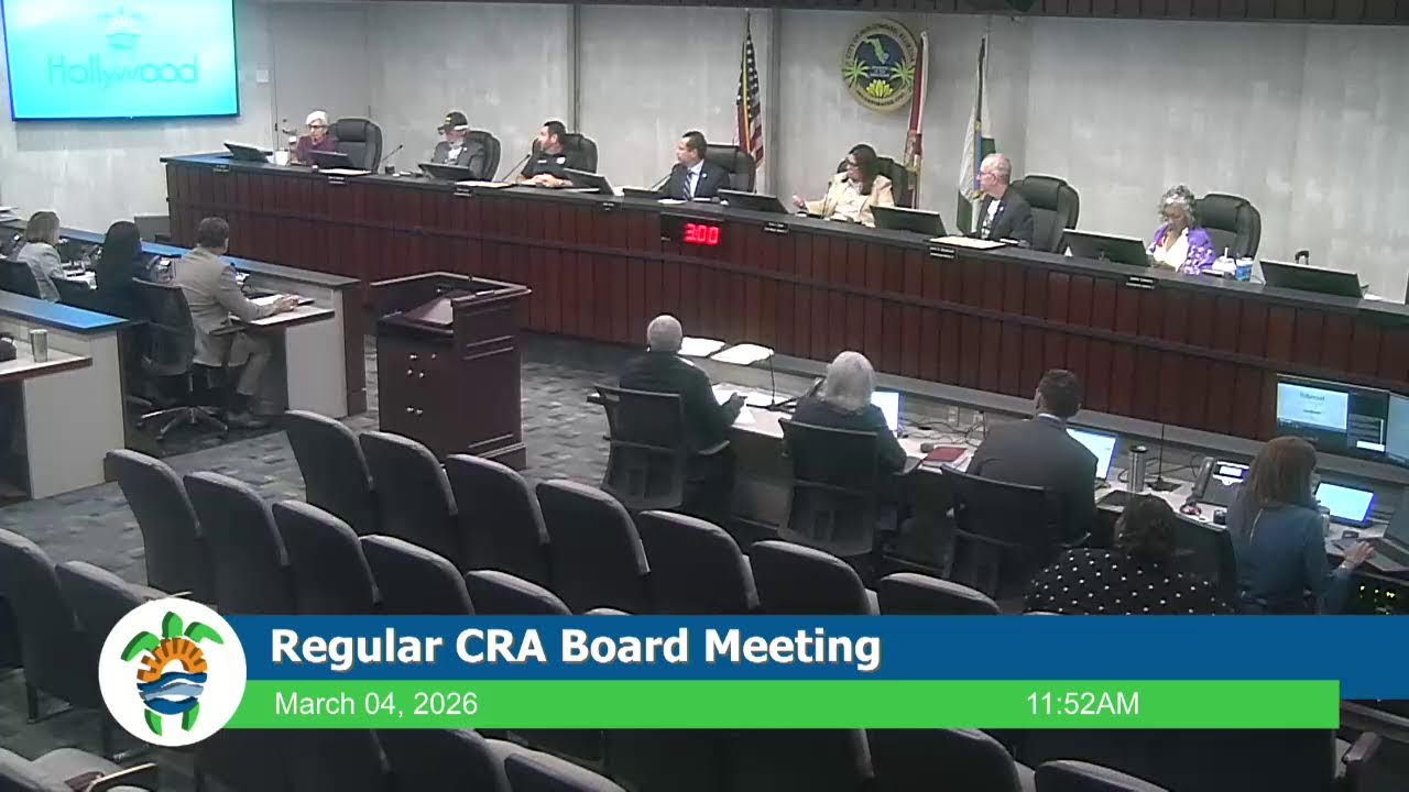 CRA Board Meeting 3.4.2026