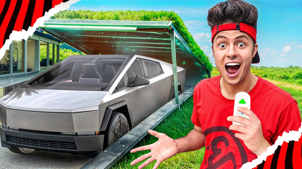 FIZ UM QUARTO SECRETO PARA O MEU CYBERTRUCK!