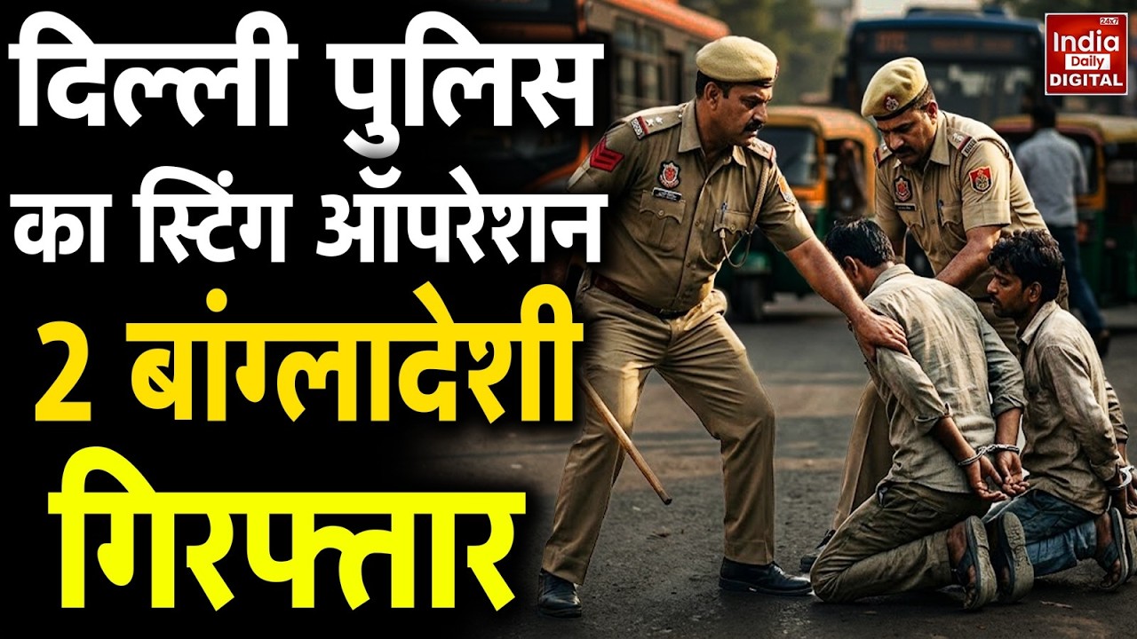 Delhi News: घुसपैठियों पर दिल्ली पुलिस की बड़ी कार्यवाई | Bangladesh Migrants | Sting Operation