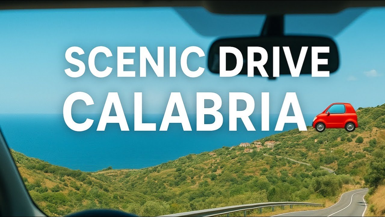 Scenic Drive Calabria 🚗 | Da Guardavalle Marina a Guardavalle Superiore – Viaggio tra Mare e Collina