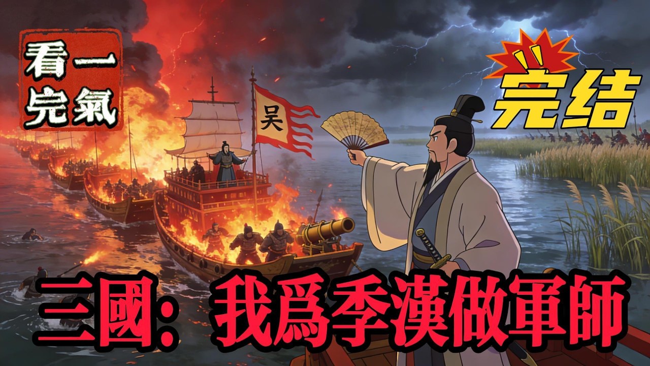 💥💥💥完结！《三国：我为季汉做军师》一个大学生因一次户外探险运动坠崖后，意外穿越到汉末三国时期。穿越回汉末三国后，与众势力斗智斗勇，最后辅佐季汉，复兴汉室。#三国 #漫画解说#穿越#有声漫画#爽文