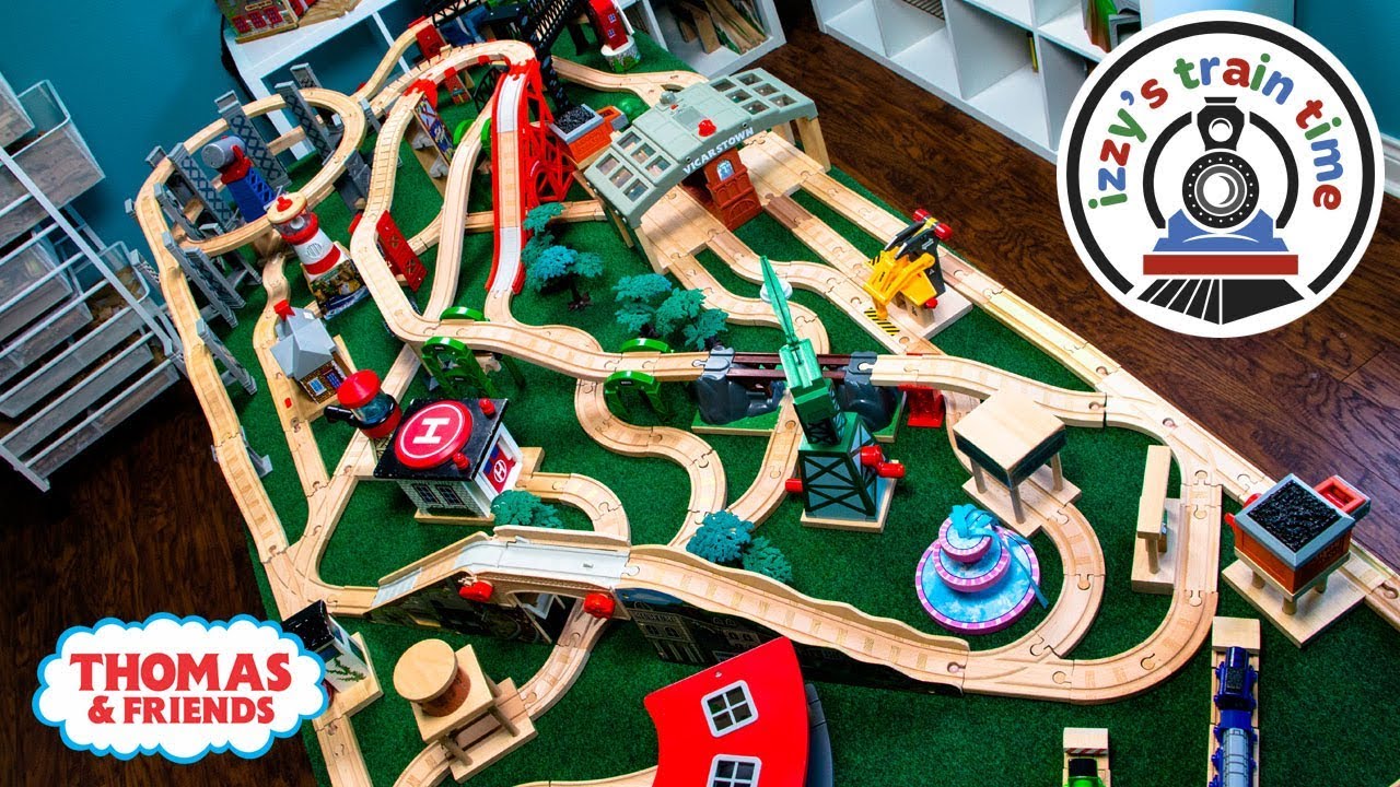 Thomas and Friends | DAD BUILDS A HUGE TRACK! Thomas Train with Brio and Imaginarium