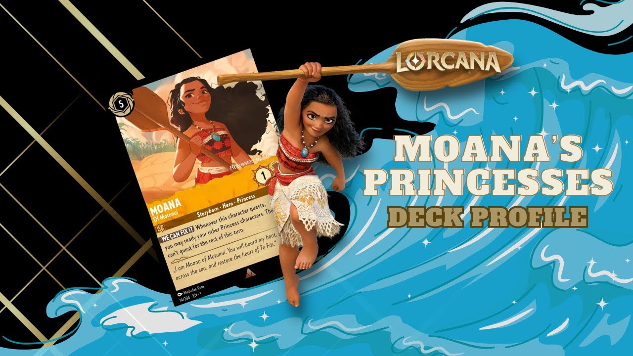 Even More Spoiled Cards! | Lorcana Deck Guide on Moana’s Princesses
