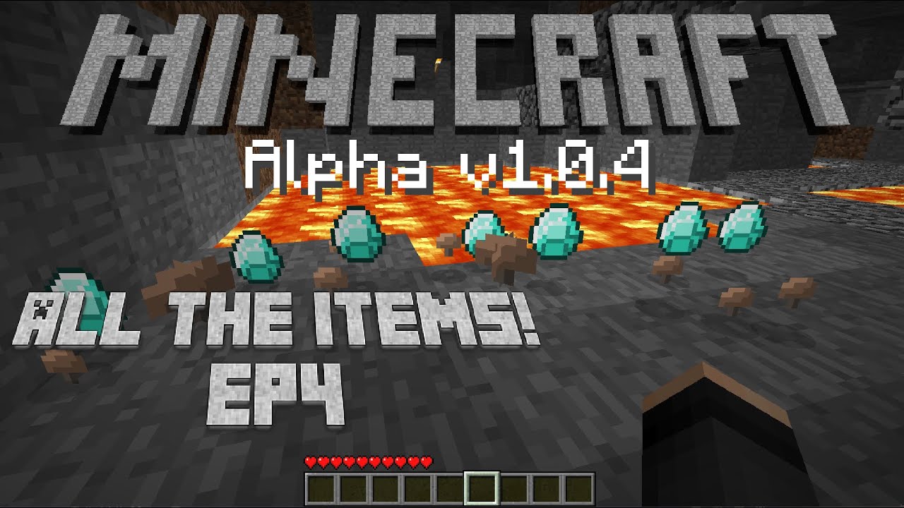 All The Items! Episode 4 | Minecraft Alpha 1.0.4