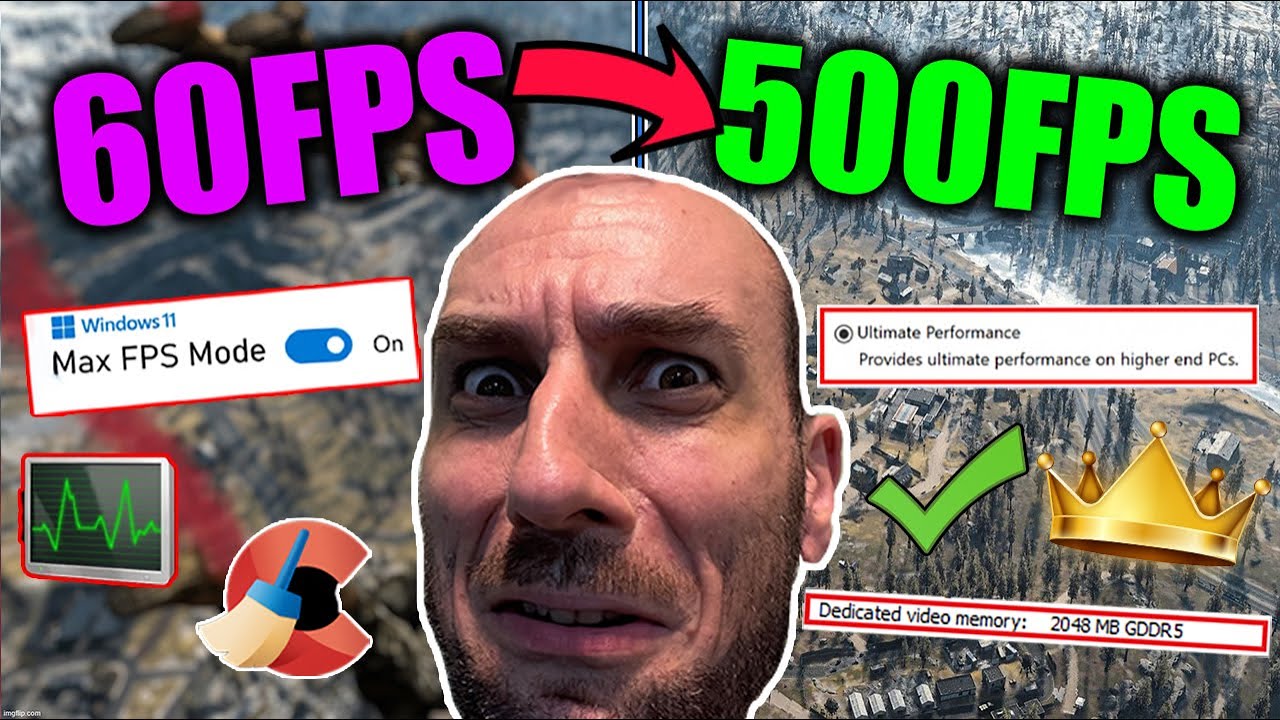 🛑 Warzone MAX FPS Optimization Guide 2025 😱👑 (Pro Tweaks)