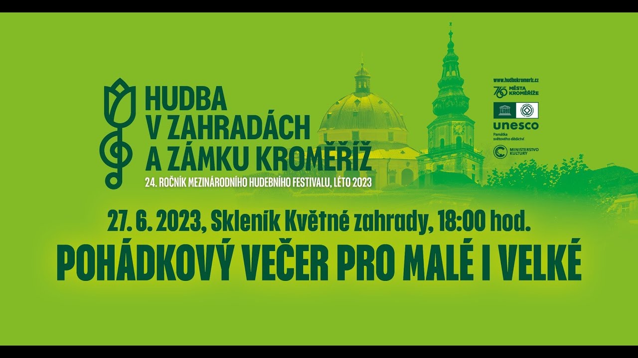 Pohádkový večer pro malé i velké - Květná zahrada 2023