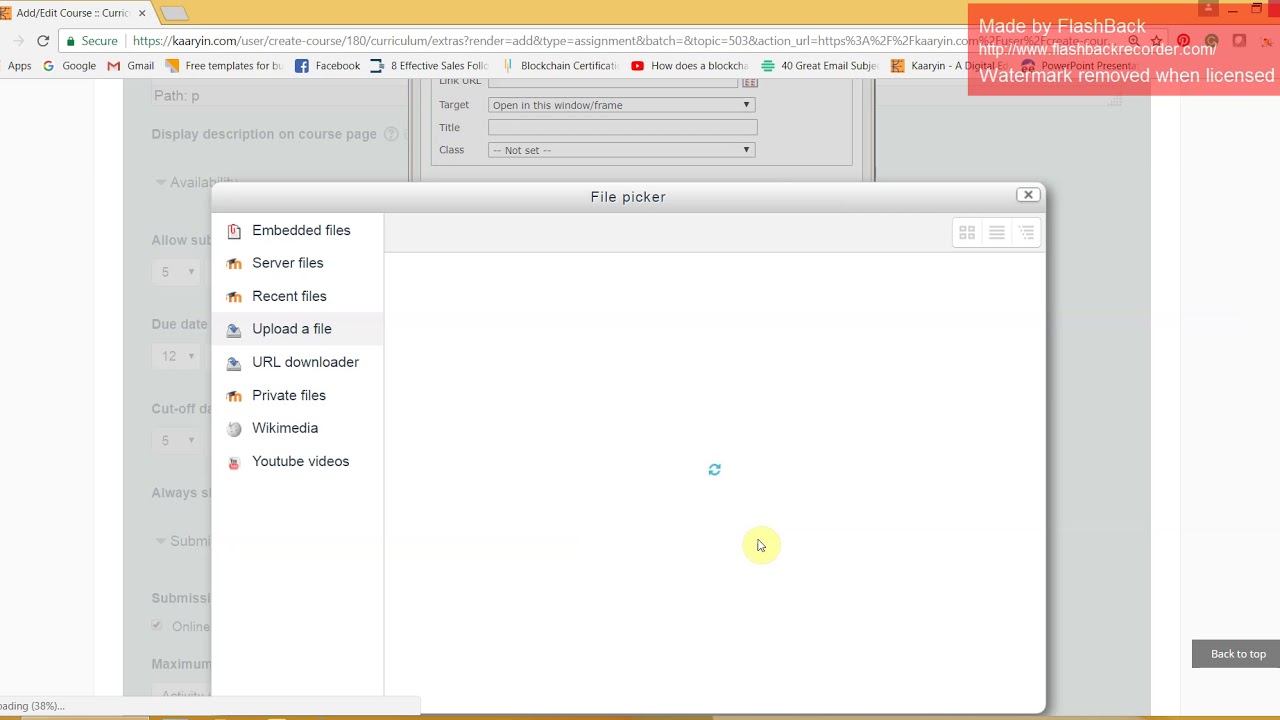 Creating assignment in kaariyn