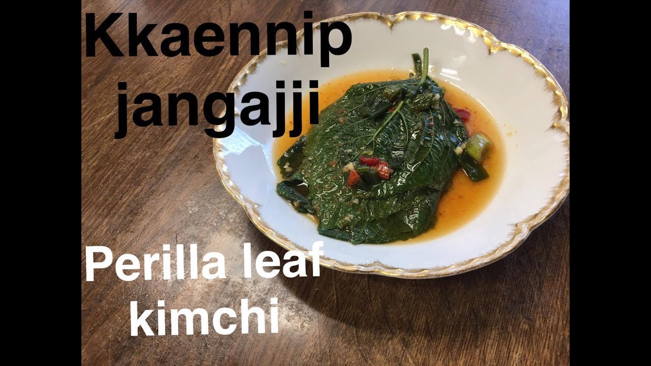 sesame leaf kimchi [Kkaennip jangajji]