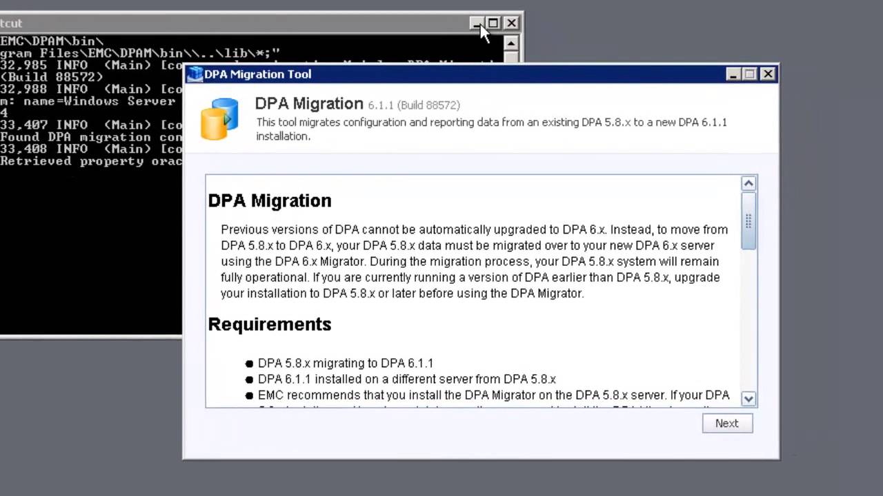 EMC Data Protection Advisor -  Migrating from v5 to v6