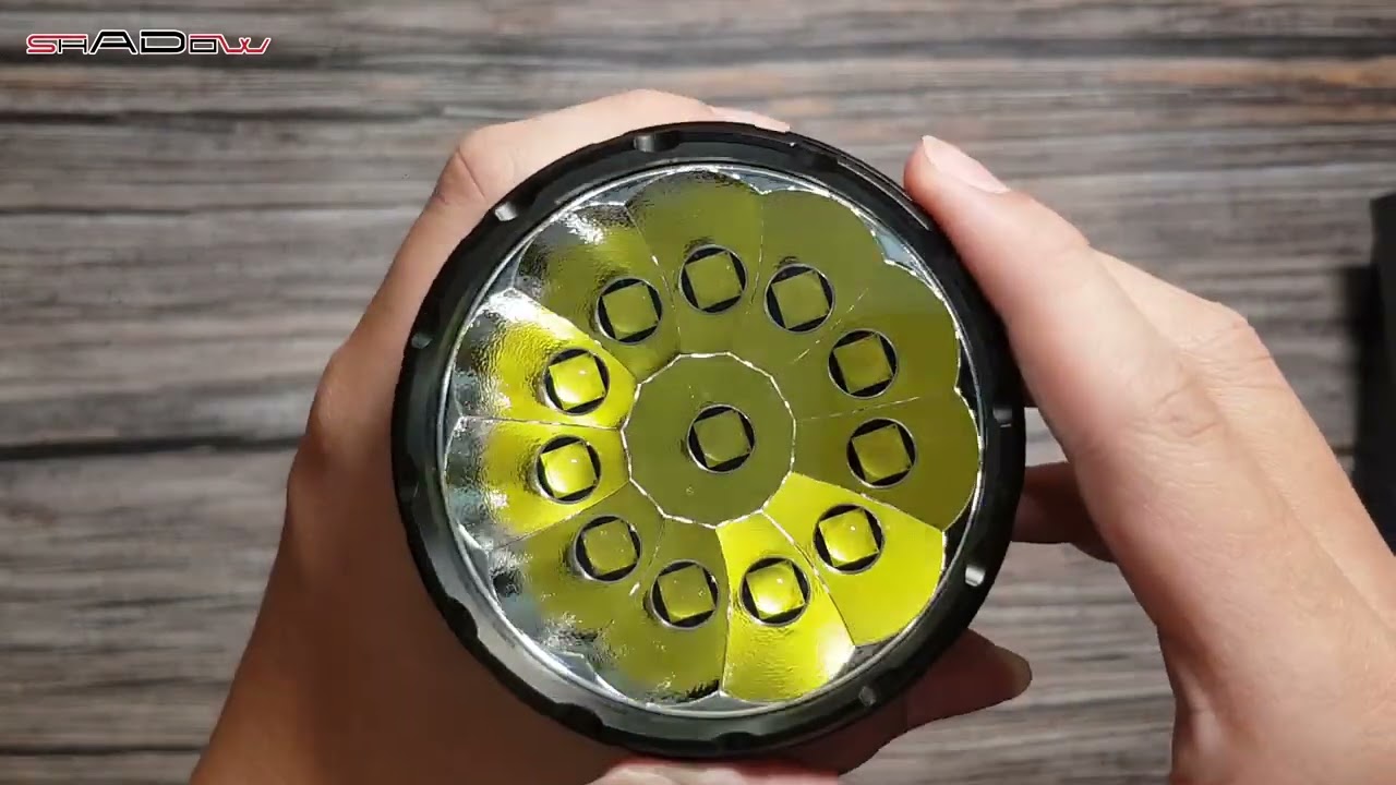 Test ánh sáng IMALENT MS12 MINI | top đèn sáng nhất thế giới 65000lm chiếu xa 1036m 12 LED XHP70.2