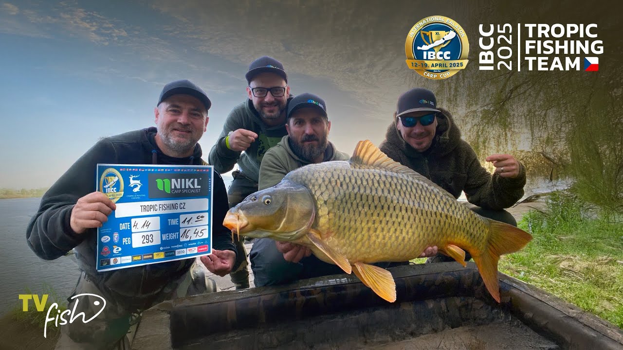 Bitka o Balaton &ndash; IBCC 2025 v plnej sile | Tropic Fishing team | TV FISH CZ-SK | Lov kapra