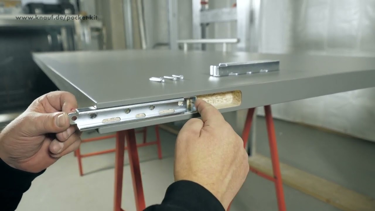 Knauf Pocket Kit - Инсталиране на запълващите елементи