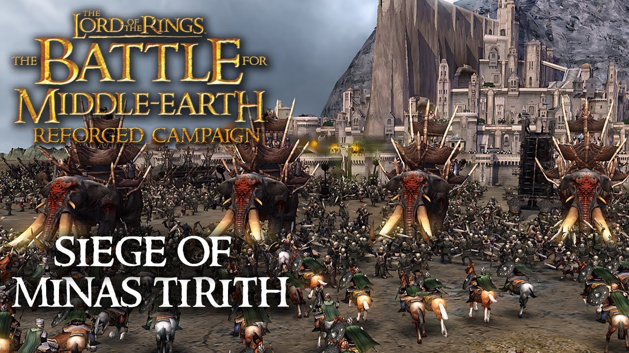 The Battle for Middle Earth 1.08 | Reforged Campaign (Evil) | The Siege of Minas Tirith!