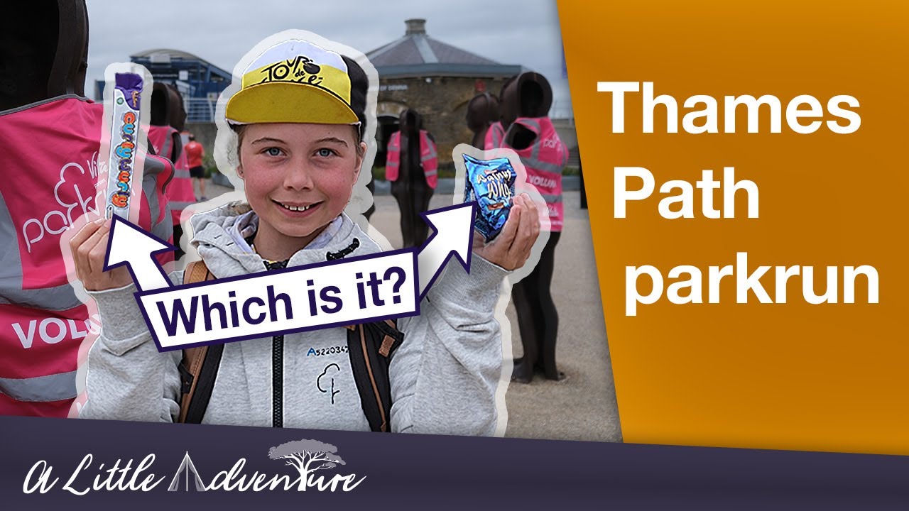 Walnut Whip or Curly Wurly? 🍫 Thames Path parkrun in Woolwich! 🏃‍♂️🌳