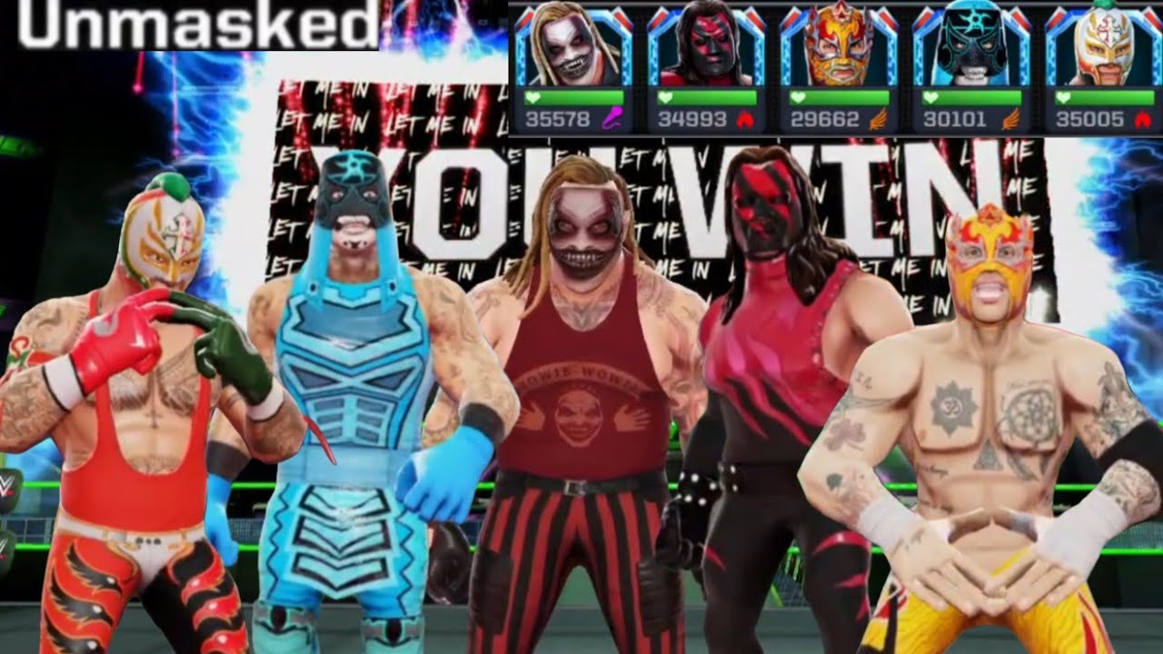 Unmasked Special Event Game Play In WWE Mayhem 