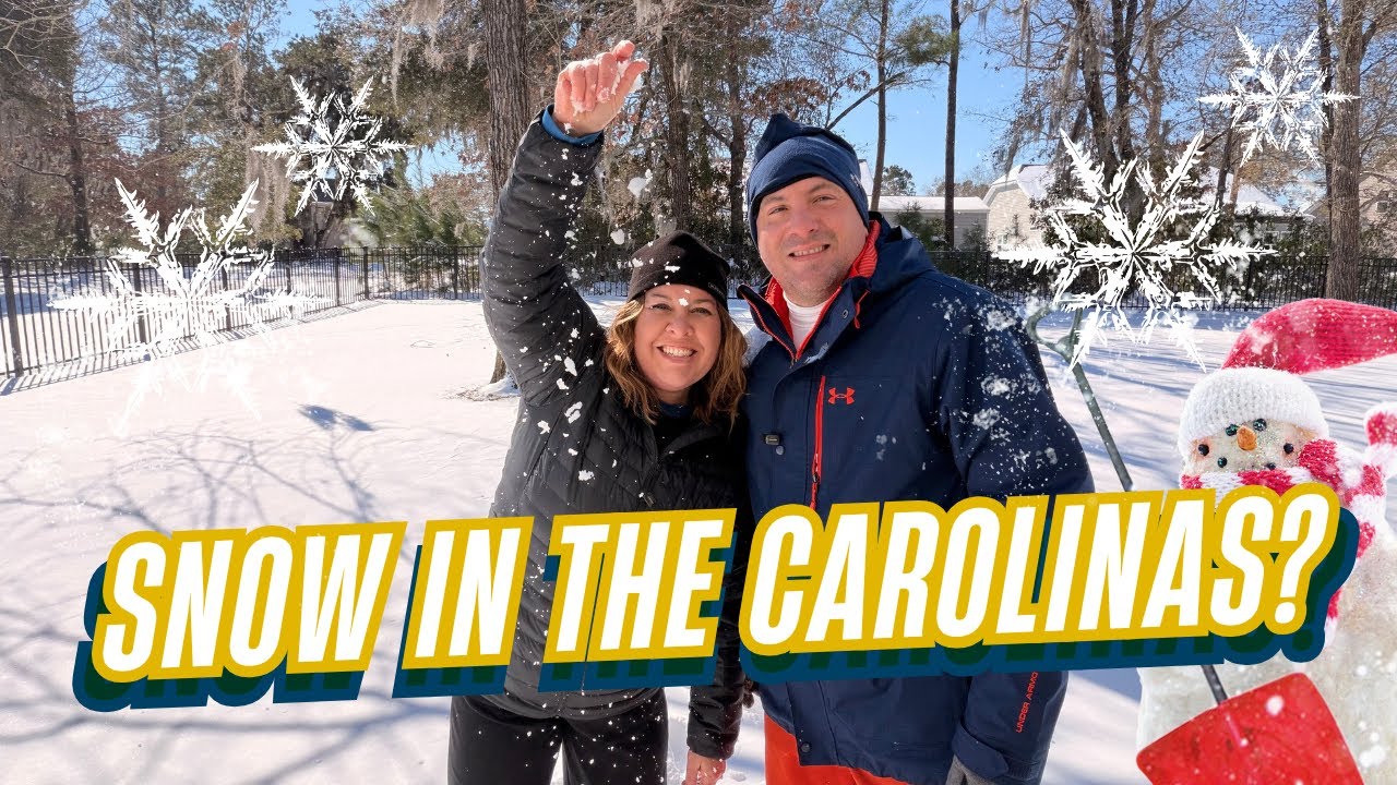 What HAPPENS When It Snows in SC & NC? ❄️🌴